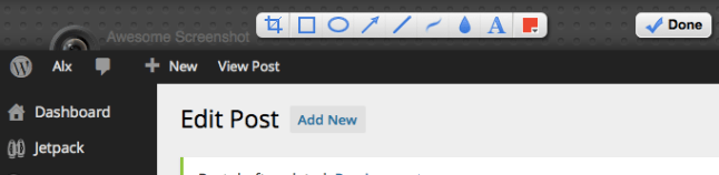 Awesome Screenshot at work